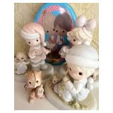 Precious Moments (All Have Boxes) and a Tin