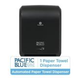 Pacific Blue Ultra 8" High-Capacity Automated Touchless Paper Towel Dispenser by GP PRO (Georgia-Pacific); Black; 59590; 12.9" W x 9" D x 16" H; 1 Dispenser