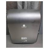 Pacific Blue Ultra 8" High-Capacity Automated Touchless Paper Towel Dispenser by GP PRO (Georgia-Pacific); Black; 59590; 12.9" W x 9" D x 16" H; 1 Dispenser