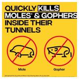 Victor M6006 Outdoor Mole & Gopher Poison Peanuts, Mole and Gopher Killer Bait, 4 Pack