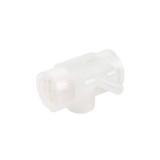 Dynarex Resp-02 Trach HME 1500 T-shape Tracheostomy Heat Moisture Exchanger With Swivel O2 Port, 50 Count