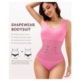 JulyGirl Shapewear Bodysuits for Women Tummy Control Bodysuit Seamless Shapewear for Women, M
