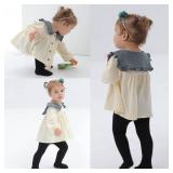 Mini angel Baby Tights Toddler Girl Tights Seamless Cable Knit Leggings Soft Cotton Stockings Pantyhose 3 Pack for Kids (Black,Coffee,Oatmeal, 4-6 Years)