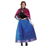Hotcostyle Cosplay Princess Dress Cape Masquerade Halloween Outfit Blue Cosplay Dress 2pcs