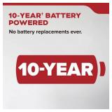 Kidde Smoke Detector, 10-Year Battery Powered, LED Warning Light Indicators, 20SD10, 2 Pack, Retail $45