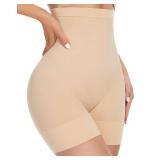 YADIFEN Tummy Control Shapewear Shorts Women Thigh Slimmer High Waisted Shapewear Women Girdles Shorts Shapewear Under Dress, S