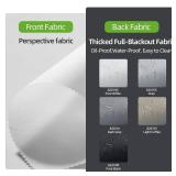 Zshine Day and Night Dual Layers Manual Roller Shades and Light Filtering Zebra Shades Suitable for Home, Office, Hotel, Club, Restaurant, Cinema Windows, 26.5" W