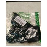 ROMPERINBOX Baby Girl Onsies Polka Dot Mesh Puff Sleeve Rib-Knit Short Sleeve Round Neck Bodysuit, Black, 9-12 Months