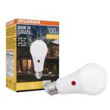 LEDVANCE Sylvania Dusk to Dawn A21 LED Light Bulb with Auto On/Off Light Sensor, 100W=13W, 1500 Lumens, 2700K, Soft White - 1 Pack (41290)