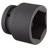 SUNEX TOOLS 555M 1-Inch Standard Drive 6 Point Metric Impact Socket, 55-Mm