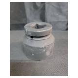 SUNEX TOOLS 555M 1-Inch Standard Drive 6 Point Metric Impact Socket, 55-Mm