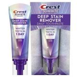 Crest 3D White Brilliance Deep Stain Remover Ultra White Teeth Whitening Toothpaste  3.1 oz