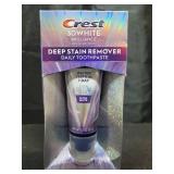 Crest 3D White Brilliance Deep Stain Remover Ultra White Teeth Whitening Toothpaste  3.1 oz
