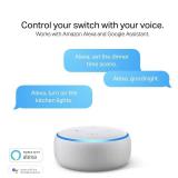 Kasa Smart 3 Way Switch HS210, Needs Neutral Wire, 2.4GHz Wi-Fi Light Switch works with Alexa and Google Home, UL Certified, No Hub Required , white