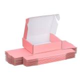 FARRAY 50 Pack of 7x5x2 Inches Small Shipping Boxes, Durable Corrugated Cardboard Boxes for Shipping, Gift, Mailing and Packaging, Pink Retail- $32