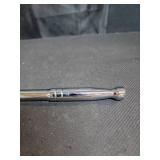 Neiko 00339A 3/8-Inch-Drive Premium Breaker Bar, 12 Inches Long, Nut Breaker Bar, 180-Degree Flex Cr-Mo Head with Cr-V Steel Construction