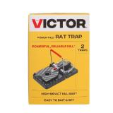 Victor M144-2B Instant Power-Kill Easy Set Reusable Rat Trap - 2 Traps