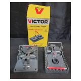 Victor M144-2B Instant Power-Kill Easy Set Reusable Rat Trap - 2 Traps