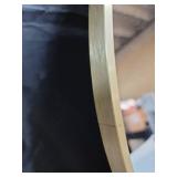 DUMOS Gold Circle Mirror for Wall 24.02 inch, Bathroom Round Mirror for Over Sink, Bathroom, Entryway, Bedroom, Vanity, Retail $26