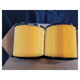 2 Pack Replacement Filter Compatible with Vacmaster Shop Vac 5 to 20 Gallon, Vac Master VCFS Standard Disposal Cartridge Filters For Hart Wet/Dry Vacuums, Retail $25