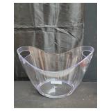 Large Ice Bucket for Parties, 8L Drink Bin, Clear Champagne Bucket, Mimosa Bar Supplies, Wine Bucket Chiller for Parties, Party Beverage Tub, Holds 2-4 Standard Sized Wine or Champagne bottles on ice,