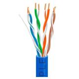 Big-A - 1000ft Cat5e Plenum Ethernet Cable, Blue, 350MHz, 24AWG UTP, CMP Rated, Solid Network LAN Cord, Compatible with Printer, Gaming Consoles, Router, VoIP Phones, POE IP Cameras, Retail $105