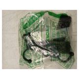 Command Large Matte Black Double Hooks, 2 Hooks and 2 Strips, Damage Free Hanging Wall Hooks with Adhesive Strips, No Tools Coat Hooks for Hanging Home Decor, Holds up to 4 lb