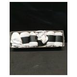 CS CELERSPORT Ankle Athletic Running Socks Low Cut Sport Tab Sock for Men and Women (6 Pairs), Medium, White