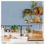 Glidden Total Interior Wall Paint & Primer All-in-One, Dresden Dream/Blue, Eggshell, 1 Gallon