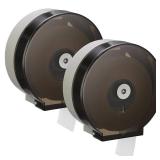 Layhit 2 Pack Toilet Paper Holder Wall Mount, Toilet Paper Towel Dispenser, Commercial 9" Jumbo Plastic Tissue Dispenser with Key Wall Lock for Bathroom, Office, Restaurants, Retail $45