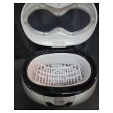 UKOKE Ultrasonic Jewelry & Retainer Cleaner  Professional Ultrasonic Cleaner Machine for Dentures, Mouth Guards, Braces, Toothbrush Heads, Rings & Watches with Timer