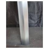 Aluminum Floor Transition Threshold Strip, Door/Carpet/Tile/Threshold Reducer, Doorway Edge Trim for Laminate Floor Mat Carpet and Vinyl Tile (Gray, 36Inch), Retail $20