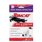 Tomcat Kill & Contain Mouse Trap, Never See a Dead Rodent Again, 2 Traps