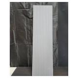 F Come 1.5" Rise Rubber Threshold Ramp for Doorways Heavy Duty Wheelchair Ramp, Non-Slip 1 Pack Gray Native Rubber Power Handicap Ramp for Door Threshold Wheelchair Scooter Ramp Curb Ramp