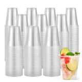 Turbo Bee 1000 Pack 12oz Plastic Cups,Disposable Clear Drinking Cups,Hot and Cold Drink Container for Water, Juice, Soda,Coffee, Retail $40