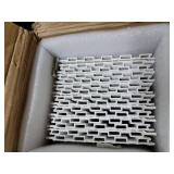 Art3d WPC Wainscoting Panels, 16-Pack 48 x 6 Inch 3D Wall Accents for Interior Wall Decor, Living Room, Bedroom, White, $120