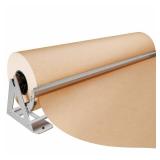 DIY Crew 36 Inch Paper Roll Dispenser and Cutter - Heavy-Duty Wall Mountable, Non Slip Tabletop - Kraft, Freezer, Butcher Paper - Up to 1000ft Rolls, Retail $90