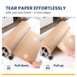 DIY Crew 36 Inch Paper Roll Dispenser and Cutter - Heavy-Duty Wall Mountable, Non Slip Tabletop - Kraft, Freezer, Butcher Paper - Up to 1000ft Rolls, Retail $90