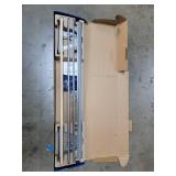 DIY Crew 36 Inch Paper Roll Dispenser and Cutter - Heavy-Duty Wall Mountable, Non Slip Tabletop - Kraft, Freezer, Butcher Paper - Up to 1000ft Rolls, Retail $90