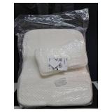 Novelledo Side Sleeper Pillows for Adults,2PCS Bed Wedge Pillow Set for Sleep,Contoured Support Pillows,Support Shoulder Relief,Ergonomic Shoulder Pillow for Side Sleepers,Removable and Clean, Retail 