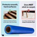 TapeManBlue Floor Protection Film, 36" x 200