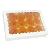 qiqee Auto-pop Up White Cookie Box with Window 16x10.5x2.5 Inch 32Pcs Bakery Pastry Macaron Bakery Box for Packaging Retail- $28