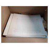 qiqee Auto-pop Up White Cookie Box with Window 16x10.5x2.5 Inch 32Pcs Bakery Pastry Macaron Bakery Box for Packaging Retail- $28