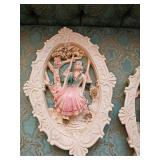 Rococo Style Wall Plaque with Dancing Scene