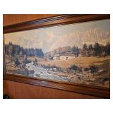 Mountains in Austria by H. Sengthaler - Framed Alpine Landscape