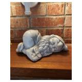 Garden Gnome Sleeping Concrete Statue