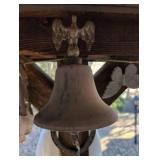 Traditional Cast Iron bell with eagle top