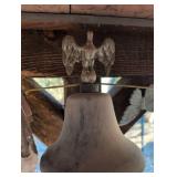 Traditional Cast Iron bell with eagle top