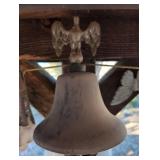 Traditional Cast Iron bell with eagle top