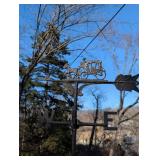 Horse and Carriage Weather Vane must be prepared to remove from post